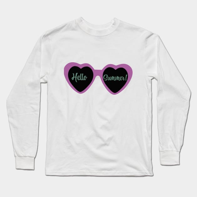 Hello summer bienvenido el verano Long Sleeve T-Shirt by MISHA